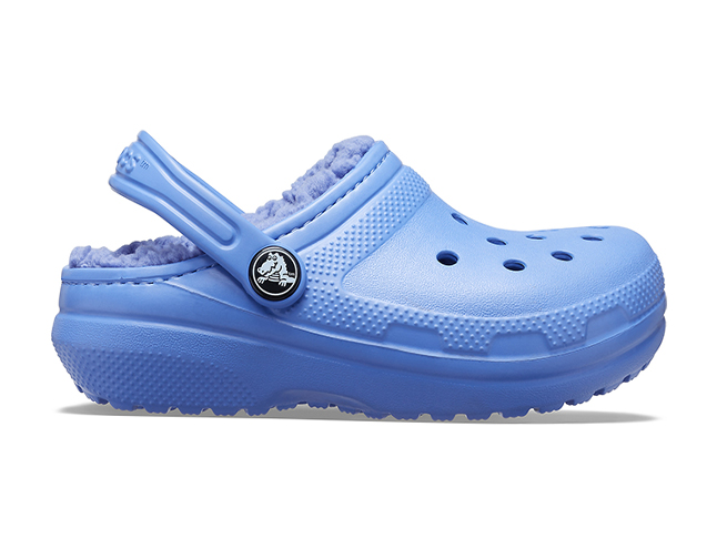 Pale blue best sale lined crocs