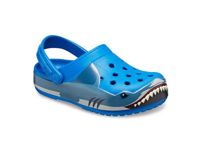 Shark crocs hot sale